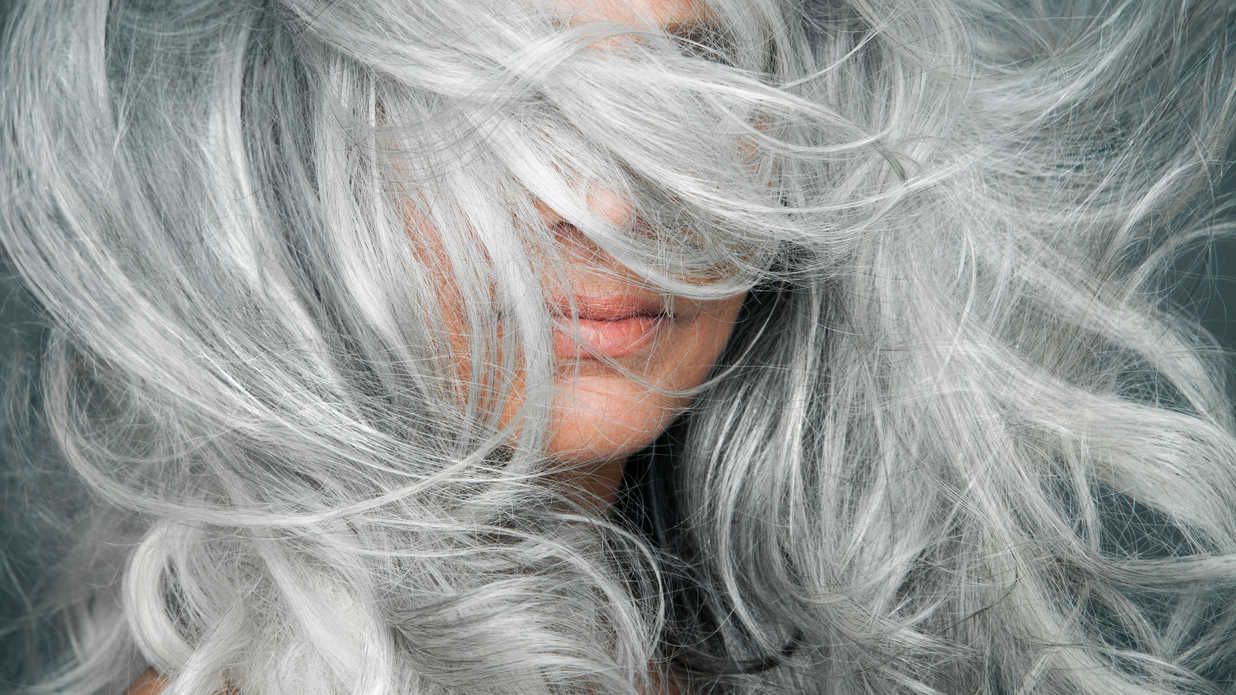 women with gray hair